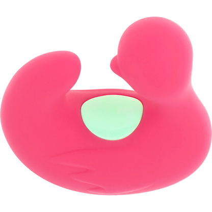 Stimolatore in silicone ricaricabile HAPPY LOKY DITO con design a forma di paperella, ideale per il piacere personale.