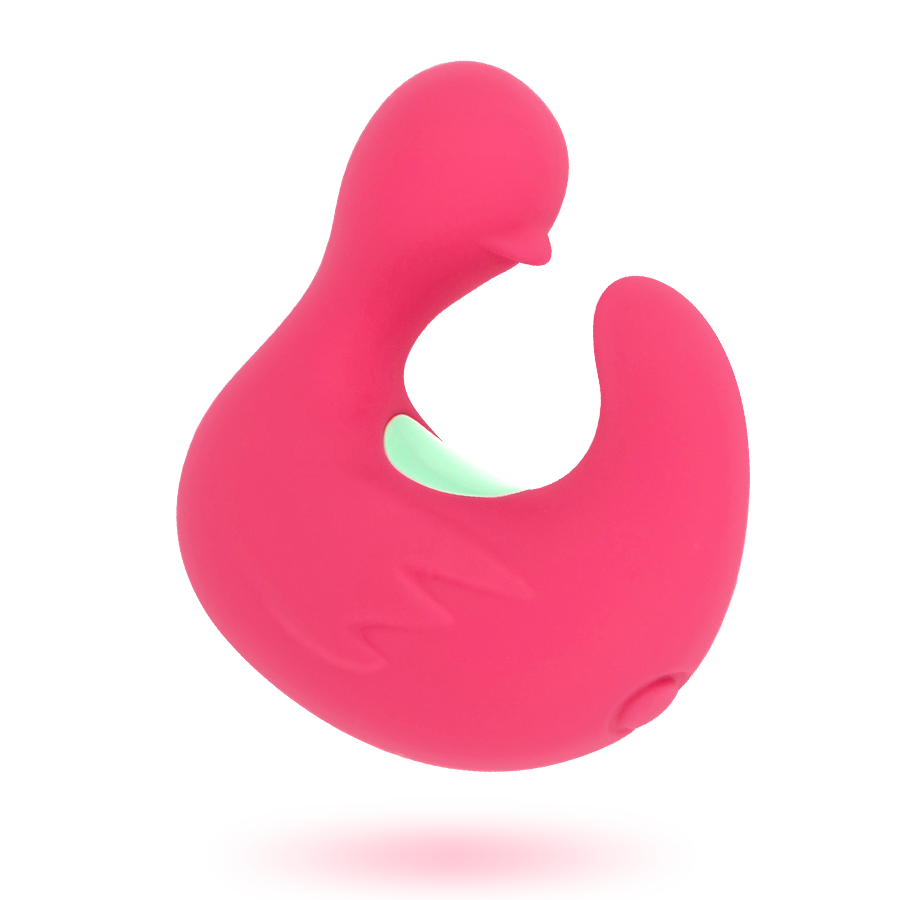 Stimolatore Dito HAPPY LOKY in silicone ricaricabile con design a forma di anatra, ideale per sensazioni piacevoli e stimolanti.