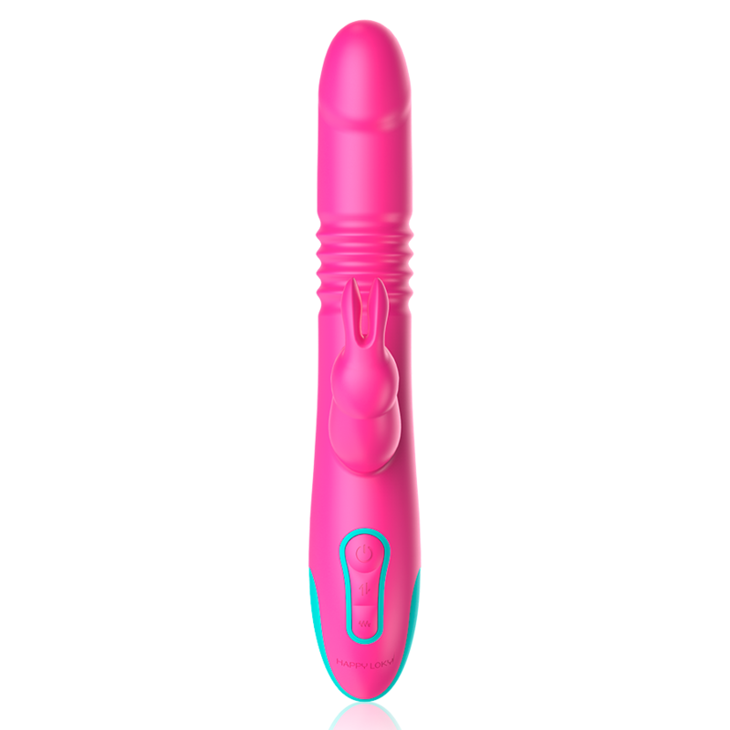 Stimolatore HAPPY LOKY Tripla stimolazione Donald, compatibile con tecnologia wireless, per anal, G-spot e clitoride.