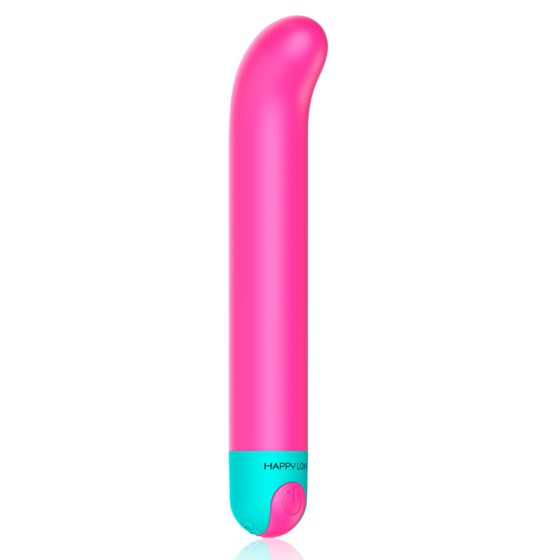 Vibratore G-Spot HAPPY LOKY Ariel, con design ergonomico e superficie liscia, ideale per stimolazione mirata e piacere intenso.