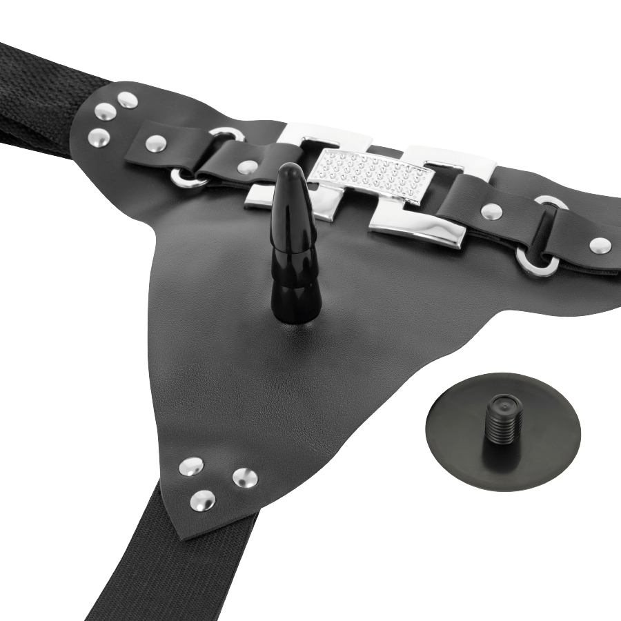Immagine del vibratore realistico HARNESS ATTRACTION RNES EMMETT, lunghezza 16,5 cm e diametro 3,7 cm, con design dettagliato.