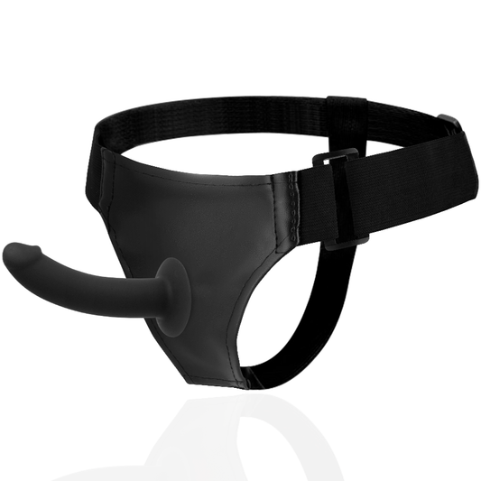 Imbracatura Attraction RNES in silicone, 15 cm, con anello o di 3,2 cm, per animali domestici, in bianco e nero