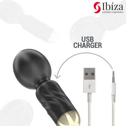 Vibratore a bacchetta tascabile IBIZA di Ibiza Technology, design compatto e facile da usare.