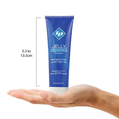 Lubrificante a base acqua ID JELLY extra spessore in tubo da corsa da 120 ml, ideale per comfort e lubrificazione.