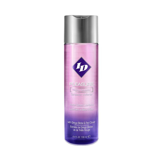 Lubrificante a base acqua ID PLEASURE da 130 ml, fluido e delicato, ideale per uso intimo e comfort.