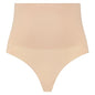 BYE-BRA - FAJA SENZA CUCITURE STILE PERIZOMA BEIGE MISURARE S