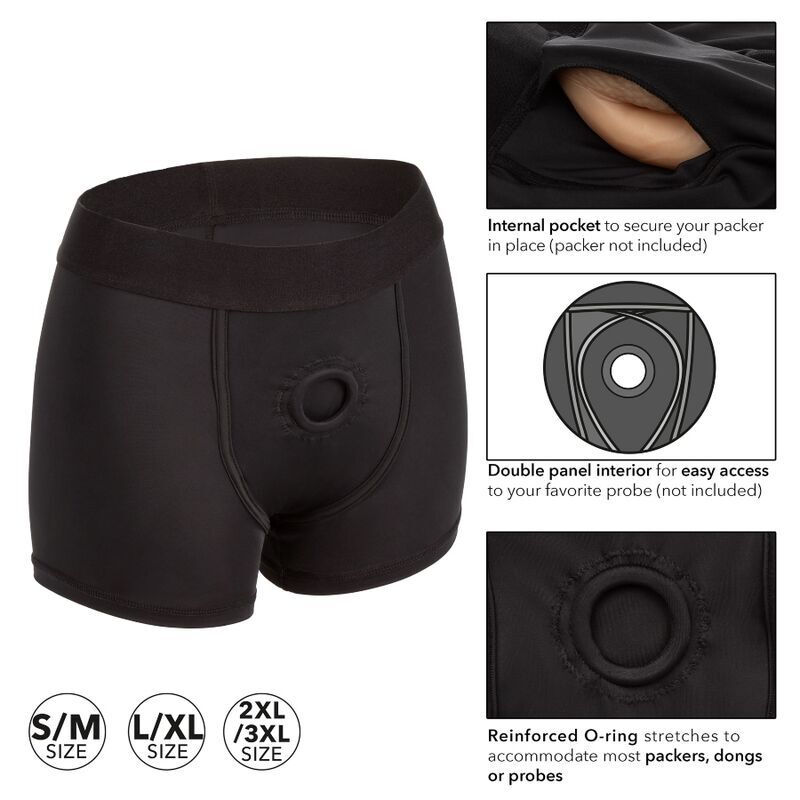 Boxer senza limiti CALEXOTICS XXL/XXXL, stile comodo e resistente, con tessuto morbido e dettagli eleganti, visibile in primo piano