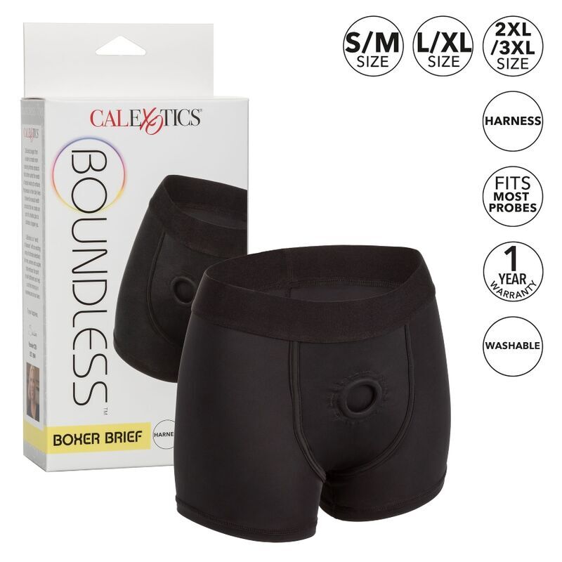 Boxer senza limiti CALEXOTICS XXL/XXXL, morbido tessuto e design confortevole, mostrato in primo piano su sfondo neutro