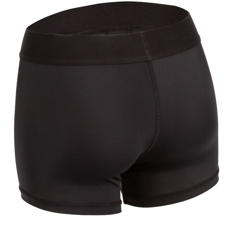 Boxer senza limiti CALEXOTICS, taglie XXL/XXXL, in tessuto morbido e comodo, mostrato sulla modella.