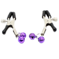OHMAMA FETISH - Morsetti per capezzoli CON CAMPANELLA LILLA