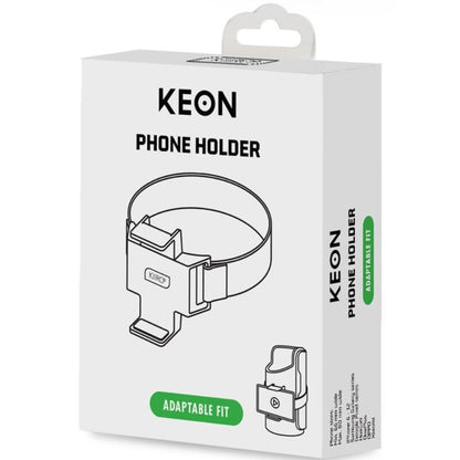 Supporto porta telefono KIIROO Keon con adattatore per cellulare, compatibile con vari modelli di smartphone.