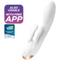 SATISFYER - APP VIBRATORE DOPPIO FLEX BIANCO