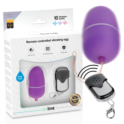 ONLINE - M LILAC REMOTE CONTROL VIBRATING EGG