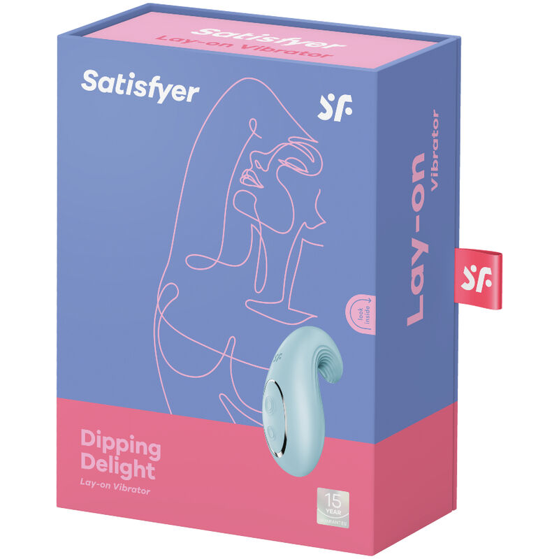 SATISFYER - DIPPING DELIGHT COUNTERTOP VIBRATOR BLUE