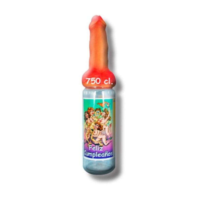 Bottiglia di salsa Diablo Picante per carne da 750 ml, vista con etichetta colorata e dettagli sul prodotto.
