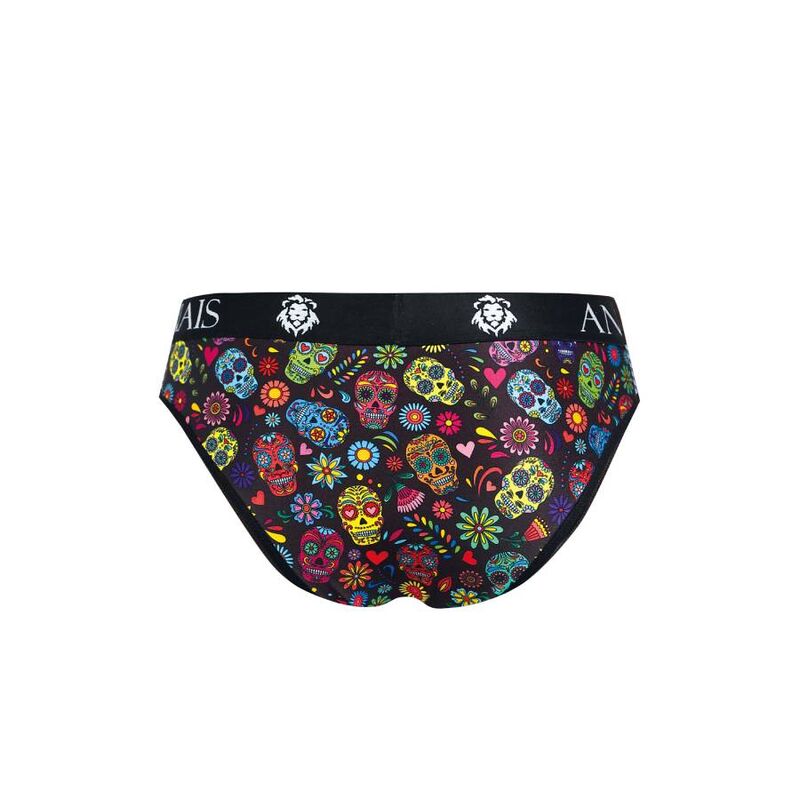 Slip uomo ANAIS MEN Mexico Slip S in tessuto nero, con design aderente e dettagli eleganti.