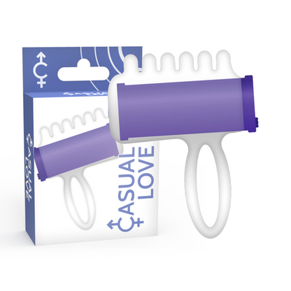 Stimolatore per dita Lilla di Casual Love, piccolo e ergonomico, ideale per massaggi e relax delle dita.