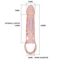 PRETTY LOVE - COPERTURA ESTENSORE DEL PENE HARRISON CON VIBRAZIONE E CINTURINO 13.5 CM