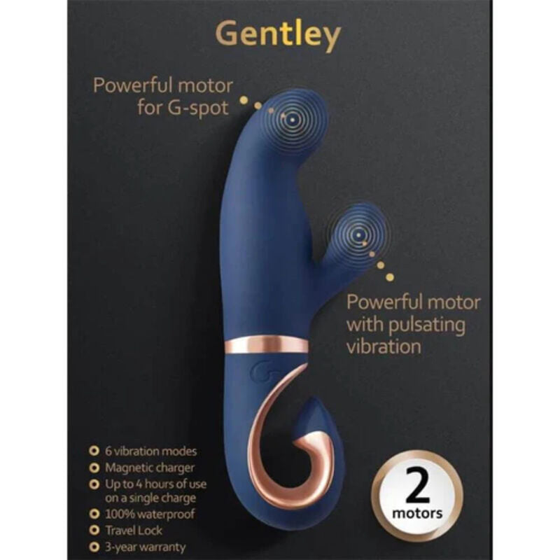 Vibratore G-VIBE Delicatamente G-Spot blu Caraibi, stimolatore vibrante per il punto G, con design elegante e colori vivaci.
