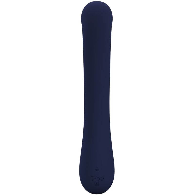 Vibratore rabbit Lamar PRETTY LOVE LED blu con stimolazione G-spot e clitoride, silicone morbido e design ergonomico.