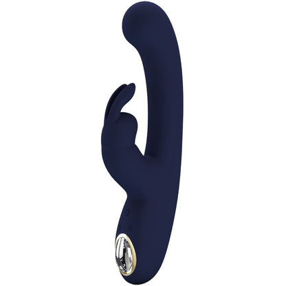 Vibratore rabbit Pretty Love Lamar blu con stimolatore G-spot e luci LED, design ergonomico e morbido per piacere.