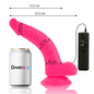 DIVERSIA - DILDO VIBRANTE FLESSIBILE ROSA 21.5 CM -O- 4.5 CM