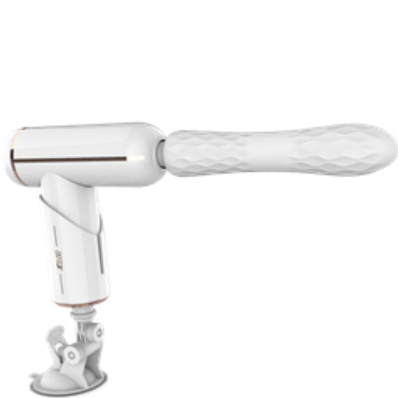 Vibratore ARMONY FKING regolabile e automatico bianco, dispositivo per massaggi e stimolazione, con design ergonomico e compatto