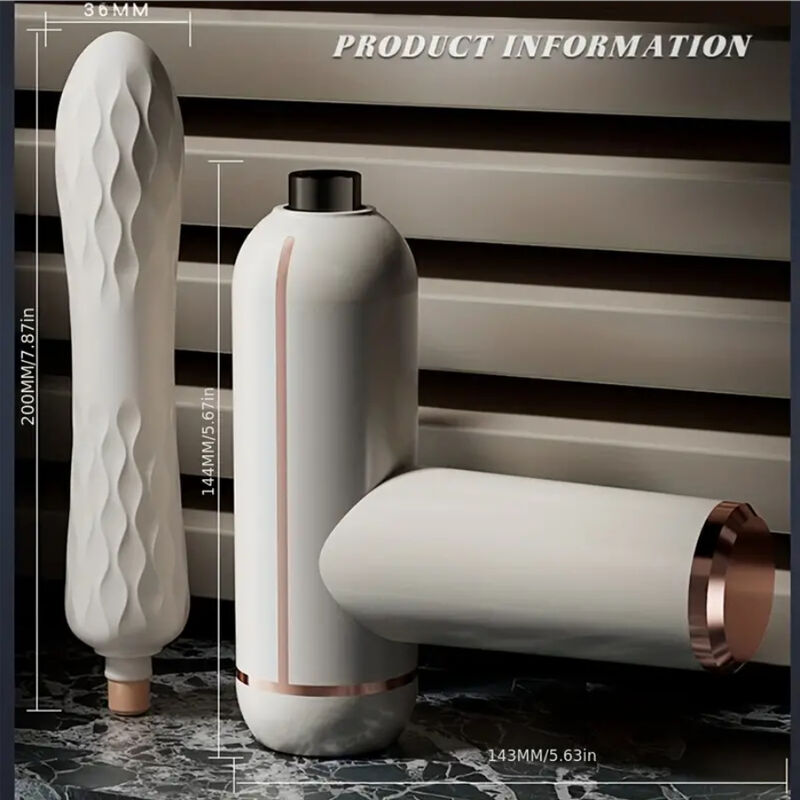 Vibratore ARMONY FKING, regolabile e automatico, con corpo bianco, progettato per stimolazione e piacere personale.