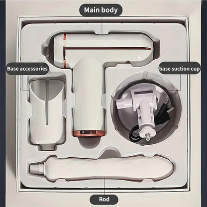 Vibratore ARMONY FKING con regolazione automaica, design bianco, motore potente e superficie liscia, ideale per piacere personale.