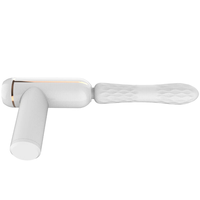 Vibratore ARMONY FKING con regolazione automatica, colore bianco, dispositivo di piacere con design elegante e compatto.
