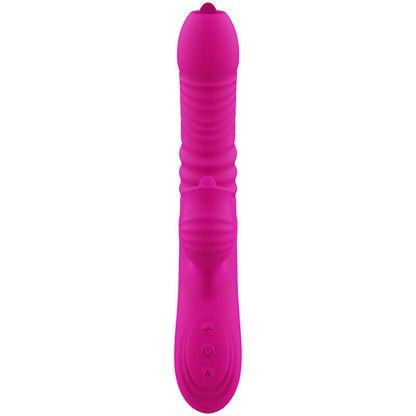 ARMONY - FANNY VIBRATORE MULTIFUNZIONE DOPPIA LINGUA FUCSIA EFFETTO CALORE