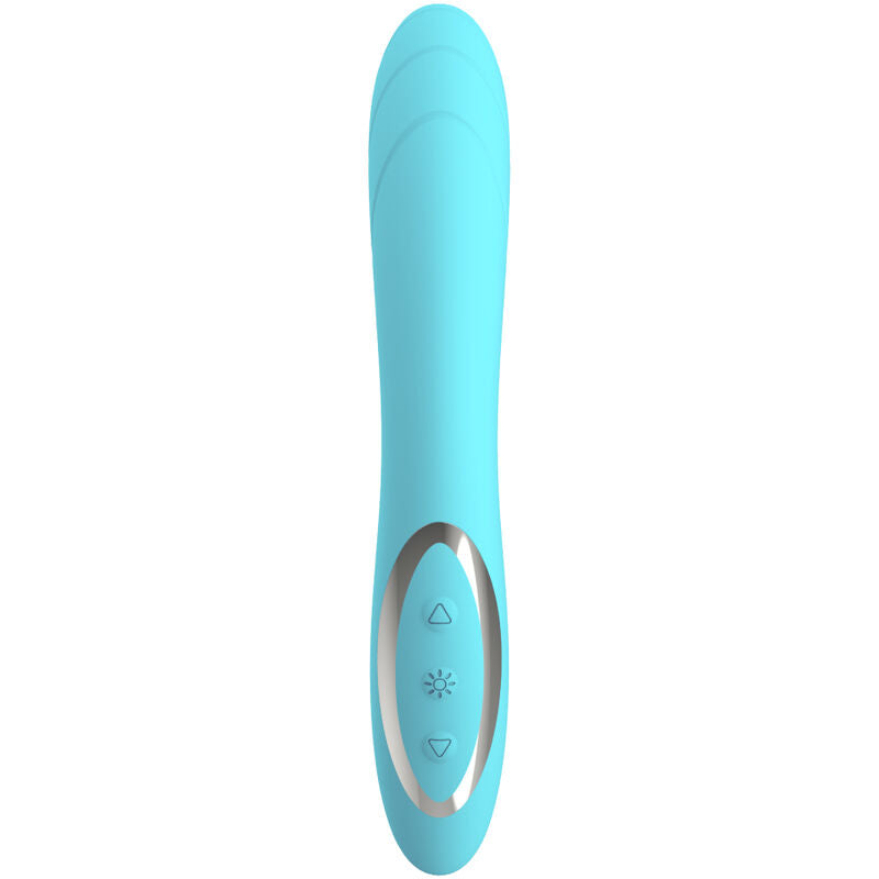 Vibratore flessibile ARMONY Elizabeth blu con superficie liscia e design ergonomico, ideale per stimolazione e piacere personale.