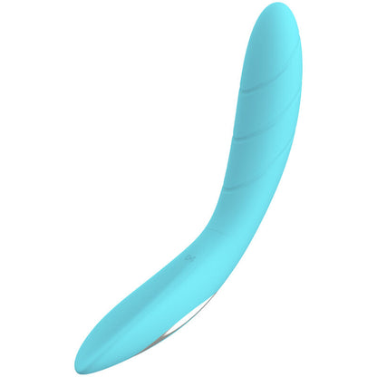 Vibratore flessibile ARMONY Elizabeth blu, design ergonomico e morbido, ideale per stimolazione piacevole e confortevole.