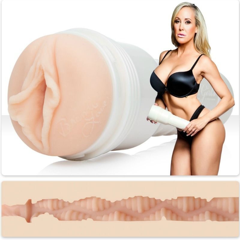 Fleshlight Brandi Love con vagina, lancio universale e lubrificante Aqua da 50 ml, prodotto per adulti della linea Fleshlight Girls