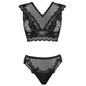 LIVCO CORSETTI FASHION - TIMOSAN LC 90631 REGGISENO + SLIP NERO L/XL