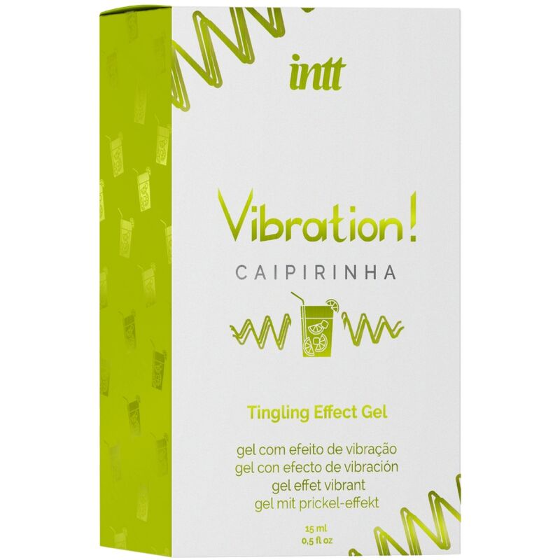 Gel stimolante intimo INTT, caipirinha, liquido vibratore, 15 ml, prodotto unisex, gel di stimolazione potente e rinfrescante