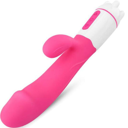 Vibratore ricaricabile ARMONY HAPPY in colore fucsia, stimolatore per il piacere, con design ergonomico e superficie liscia.