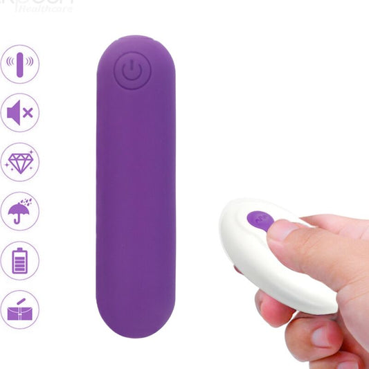 ARMONY - SPLASH JOLINE VIBRATORE BULLET IN SILICONE TELECOMANDO 10 VIBRAZIONI 6.5 X 1.5 CM VIOLA
