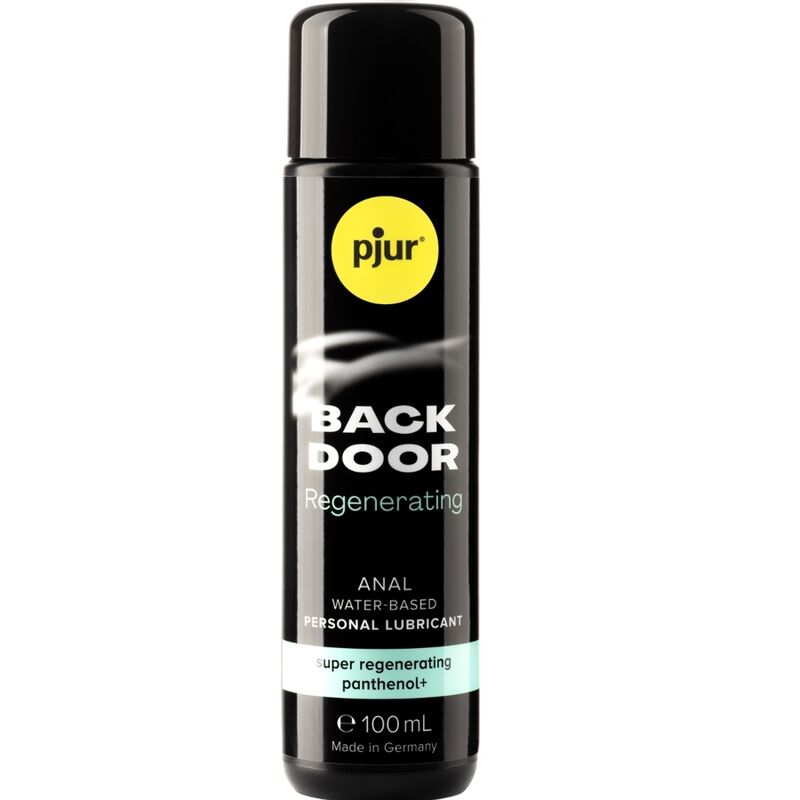 Gel lubrificante anale PJUR Back Door Rigenerante con pantenolo, base acqua, 100 ml, flacone trasparente