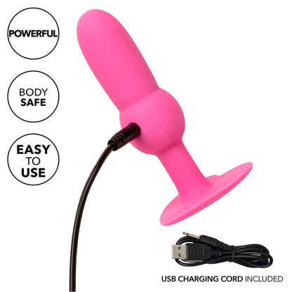 CALEXOTICS - FIRST TIME PLUG ANALE SONDA PERLINE 10 VIBRAZIONI ROSA