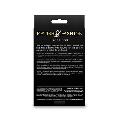 NS NOVELTIES - FETISH & FASHION CAPPUCCIO IN PIZZO NERO