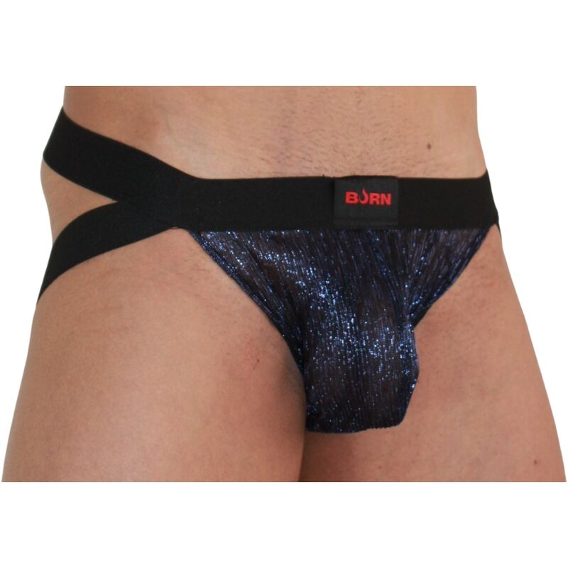 Scarpe BURN JOCK BLU LUCIDO e NERO S con design lucido e stile sportivo, visibili nella immagine.