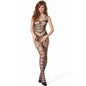 PASSION - BS 102 BODYSTOCKING NERO TAGLIA UNICA