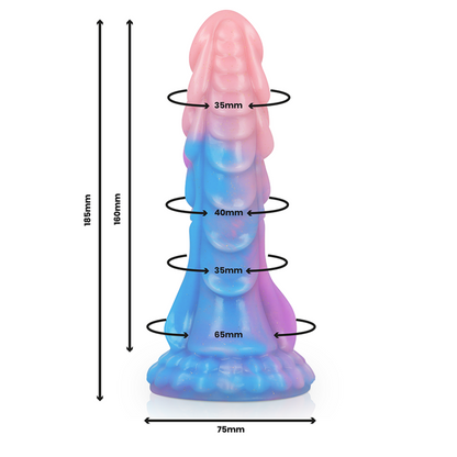 Dildo extraterrestre EPIC Ashtar con forma umana, dettagli realistici, in silicone per piacere e stimolazione.