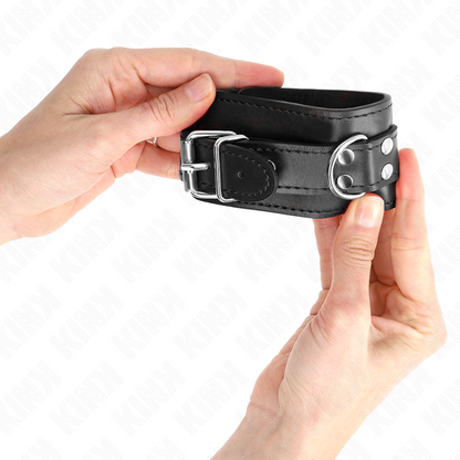 KINK - RESISTENZA DA POLSO SEMPLICE NERA REGOLABILE 20-23 CM X 5,5 CM