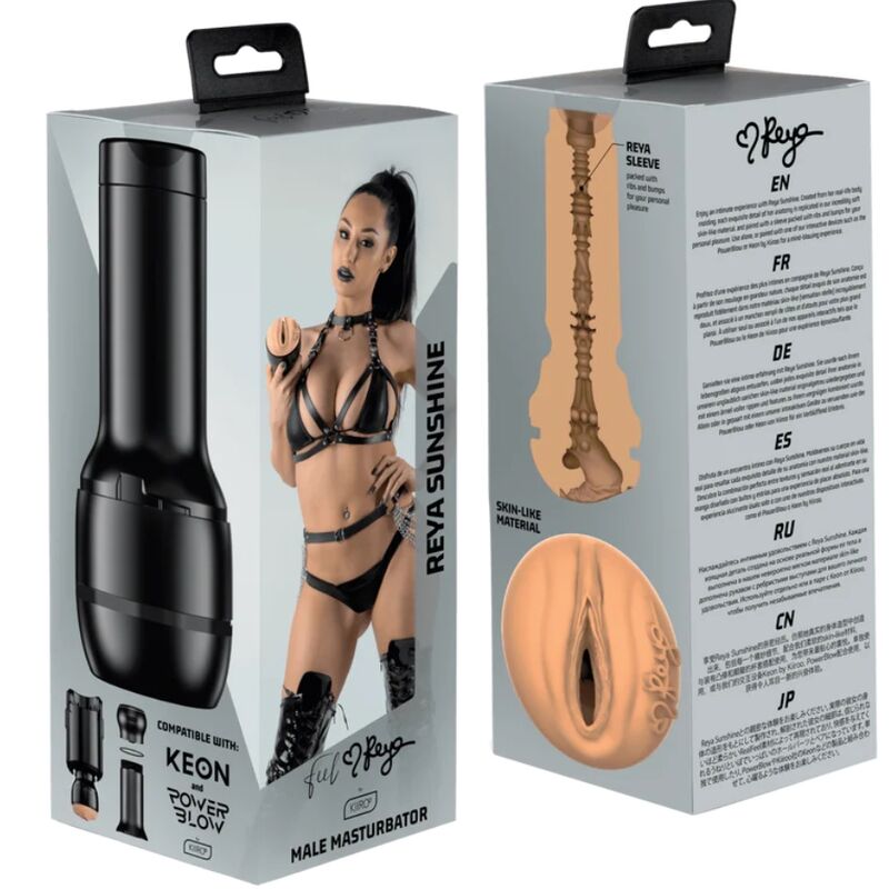 Stimolatore KIIROO Feel Reya Sunshine della collezione Stars con superficie liscia e dettagli luminosi, visibile dall'immagine.