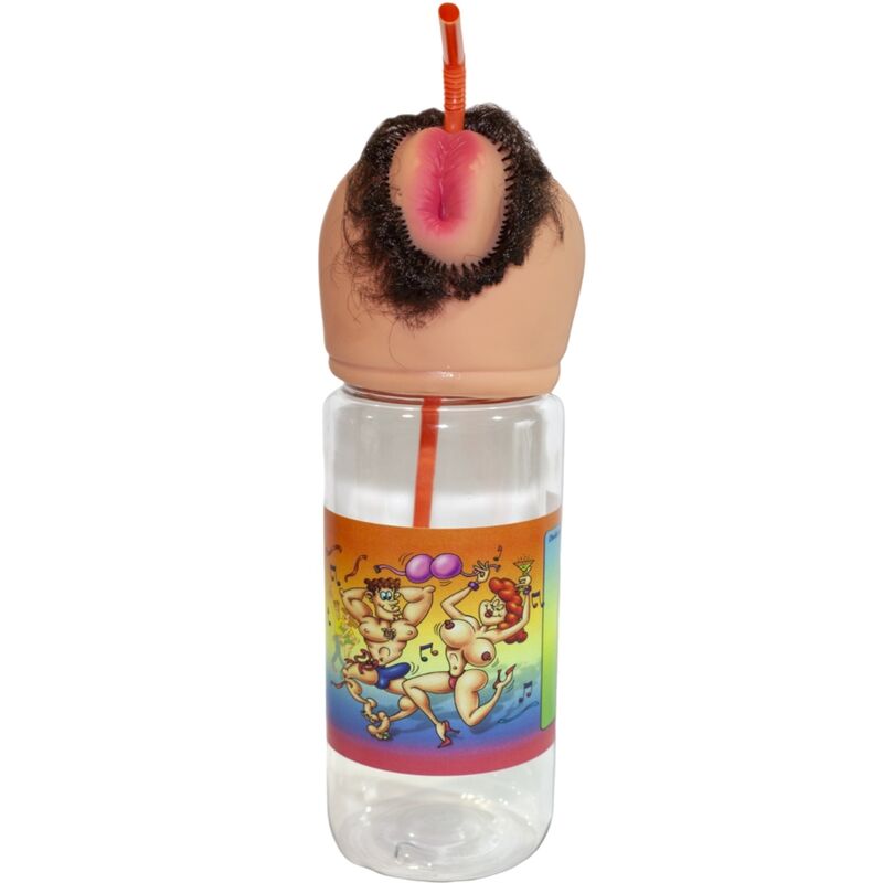 Flacone di Diablo Picante per labbra Flesh da 360 ml, contenitore trasparente con etichetta colorata e tappo nero.