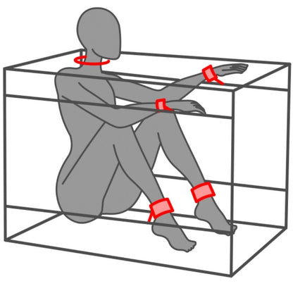 SECRET DOME - KINK CLUB LA NICHE CABIN NERO E ROSSO