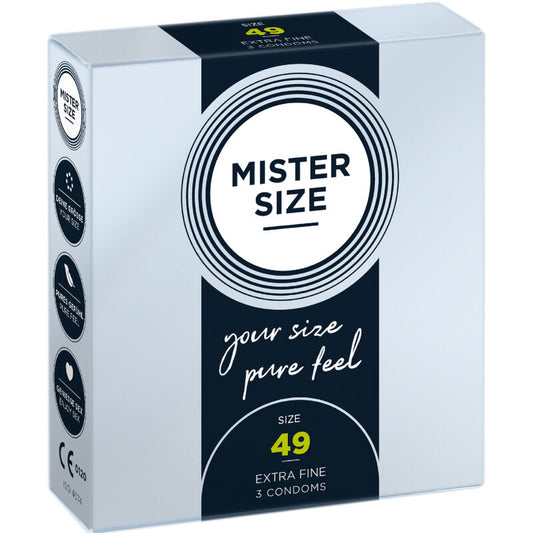 MISTER SIZE - PRESERVATIVO TAGLIA S 49 MM (3 UNITÀ)