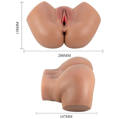 CRAZY BULL - VIBRATORE HAILEY CON VAGINA REALISTICA E CONTROLLO ANO REMOTO